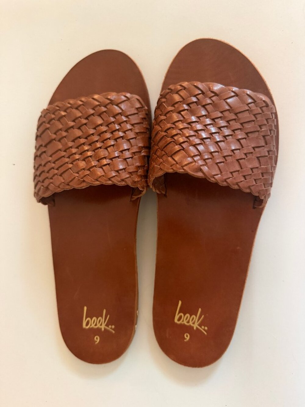 Beek Fairy Woven Leather sandal